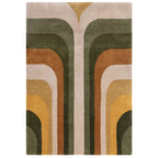Romy 02 Retro Green Rug
