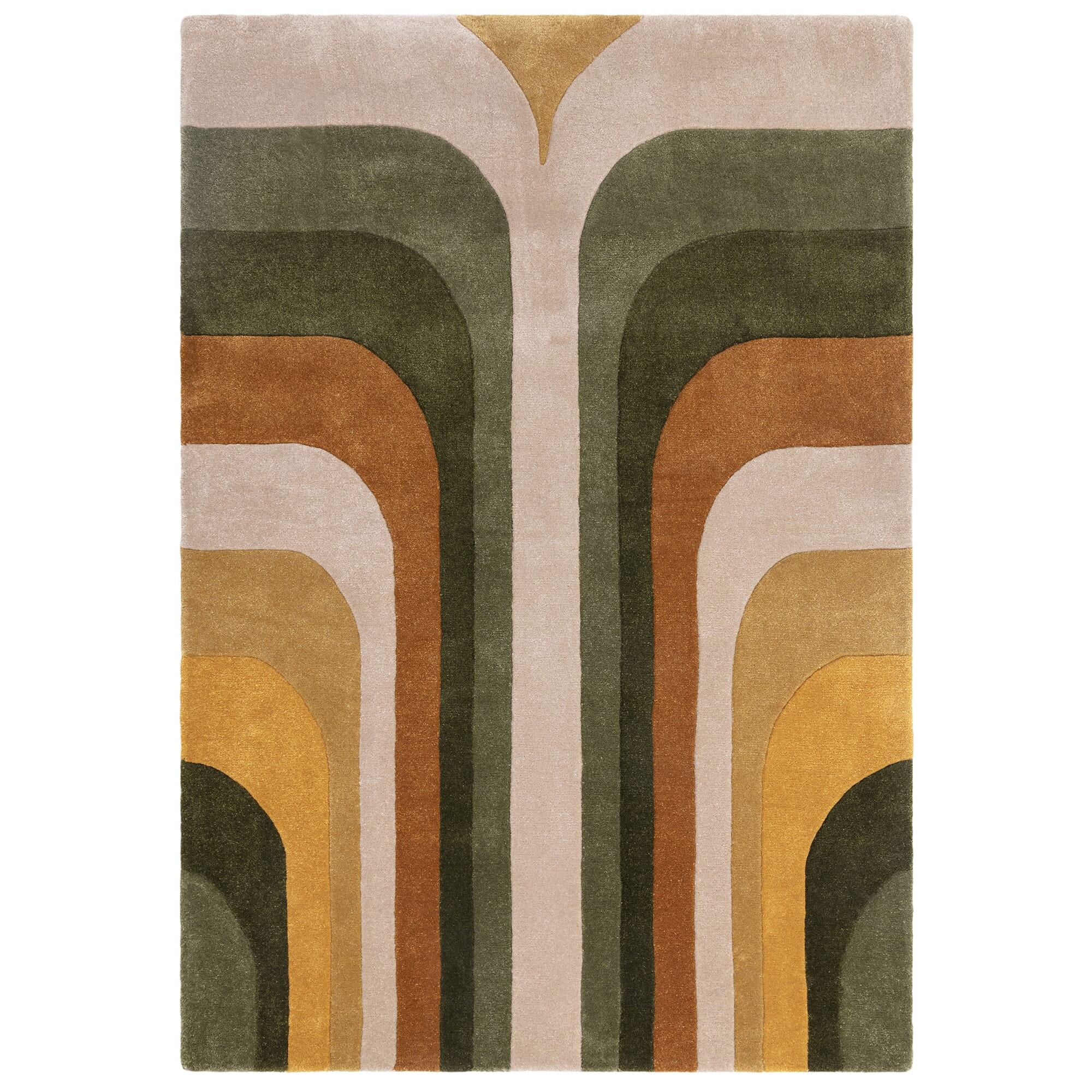 Romy 02 Retro Green Rug