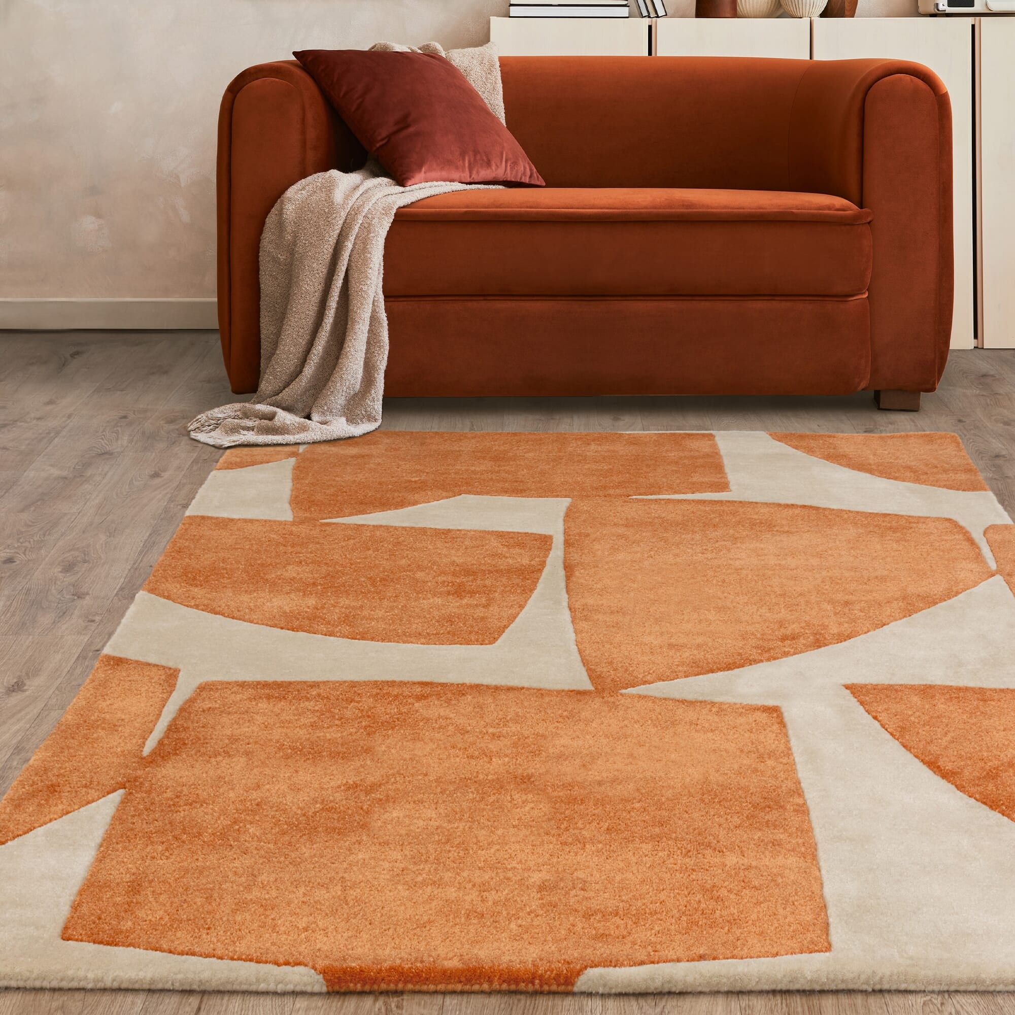 Romy 05 Kite Orange Rug – Asiatic Carpets - London
