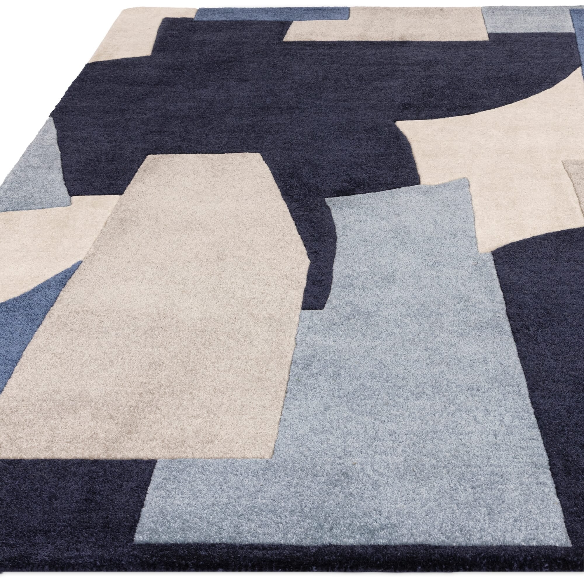 Alfombra Romy 11 Elementos Azul