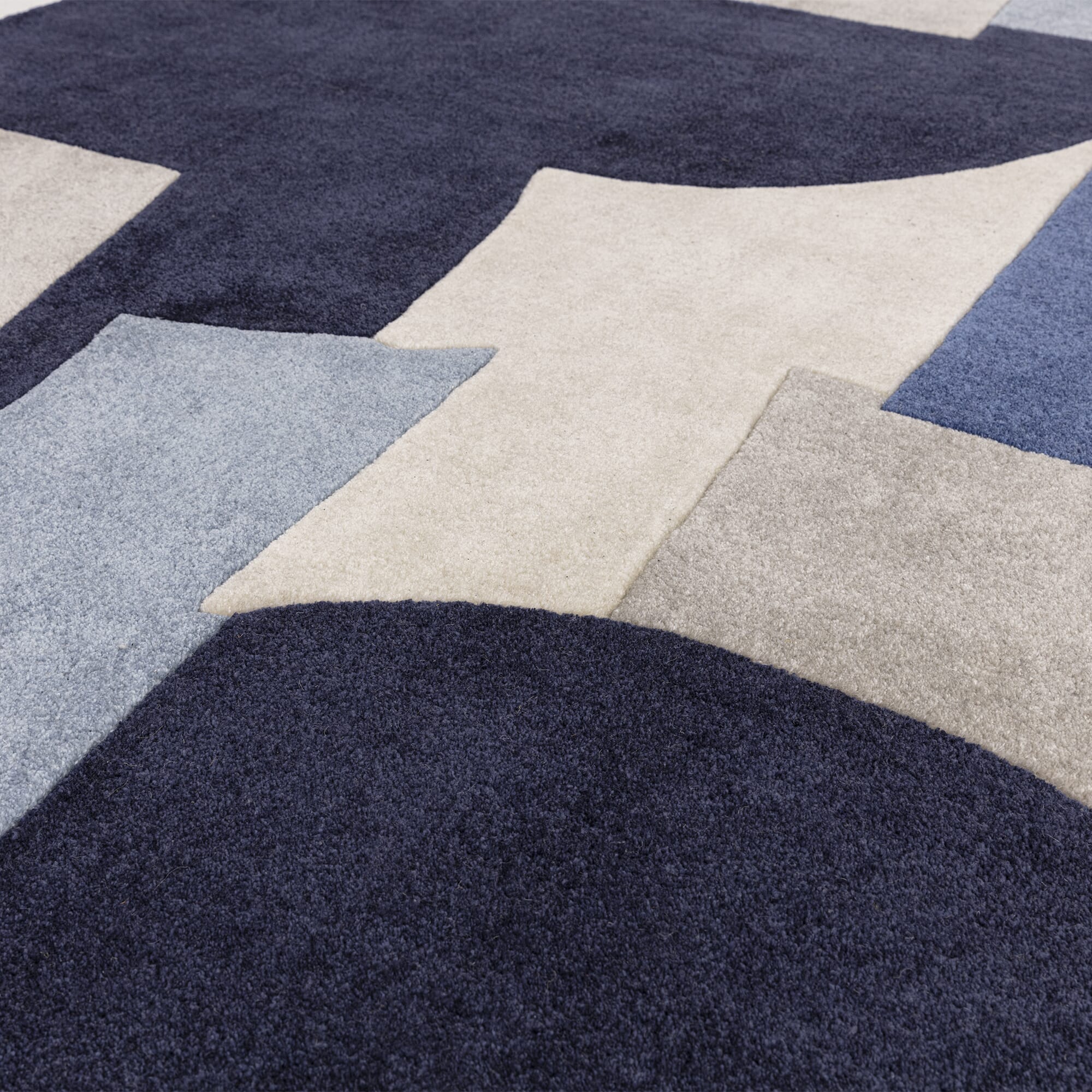 Alfombra Romy 11 Elementos Azul