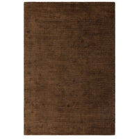 Alfombra color chocolate Rowan