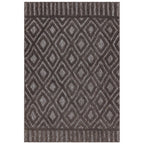 Salta SA02 Charcoal Diamond Rug