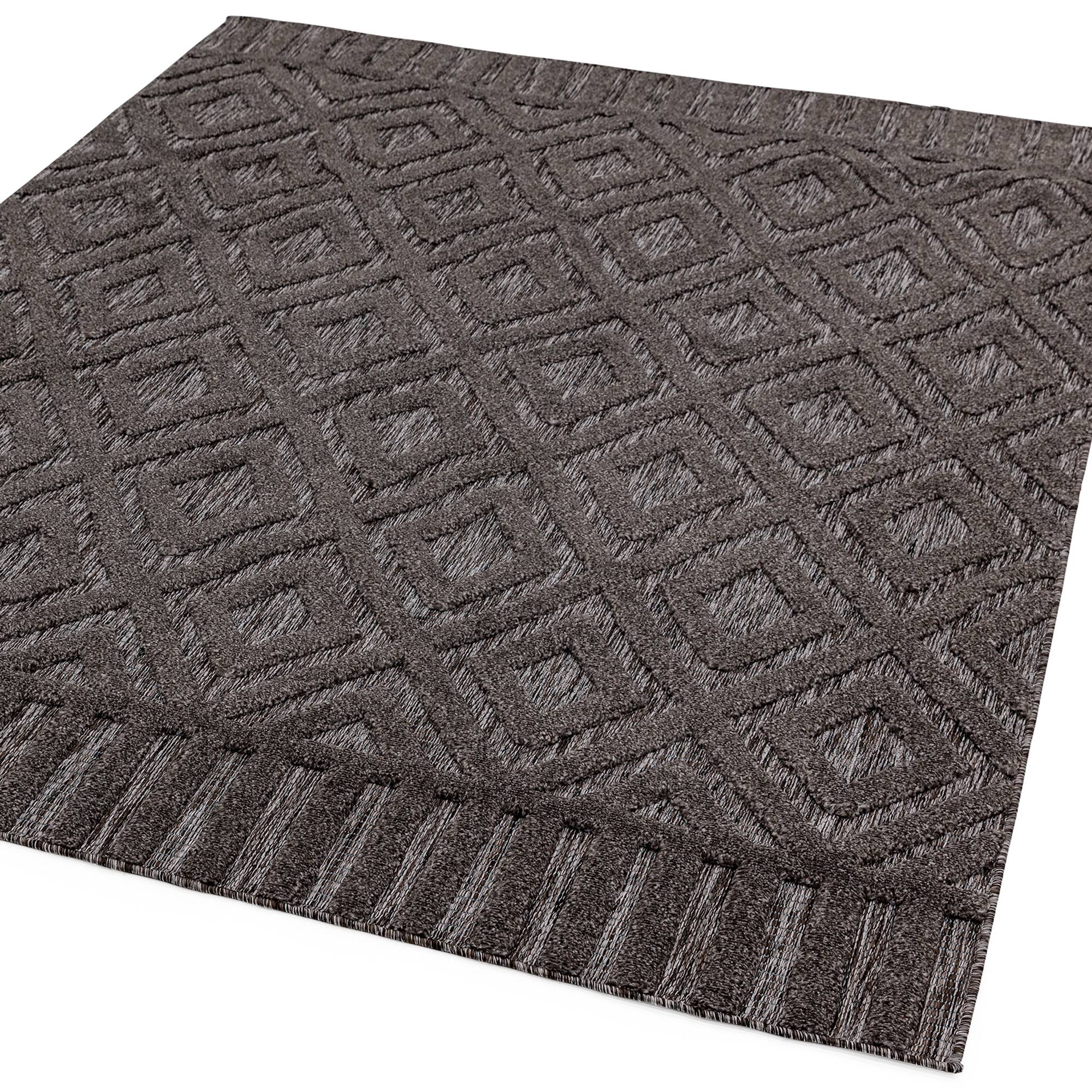 Salta SA02 Charcoal Diamond Rug