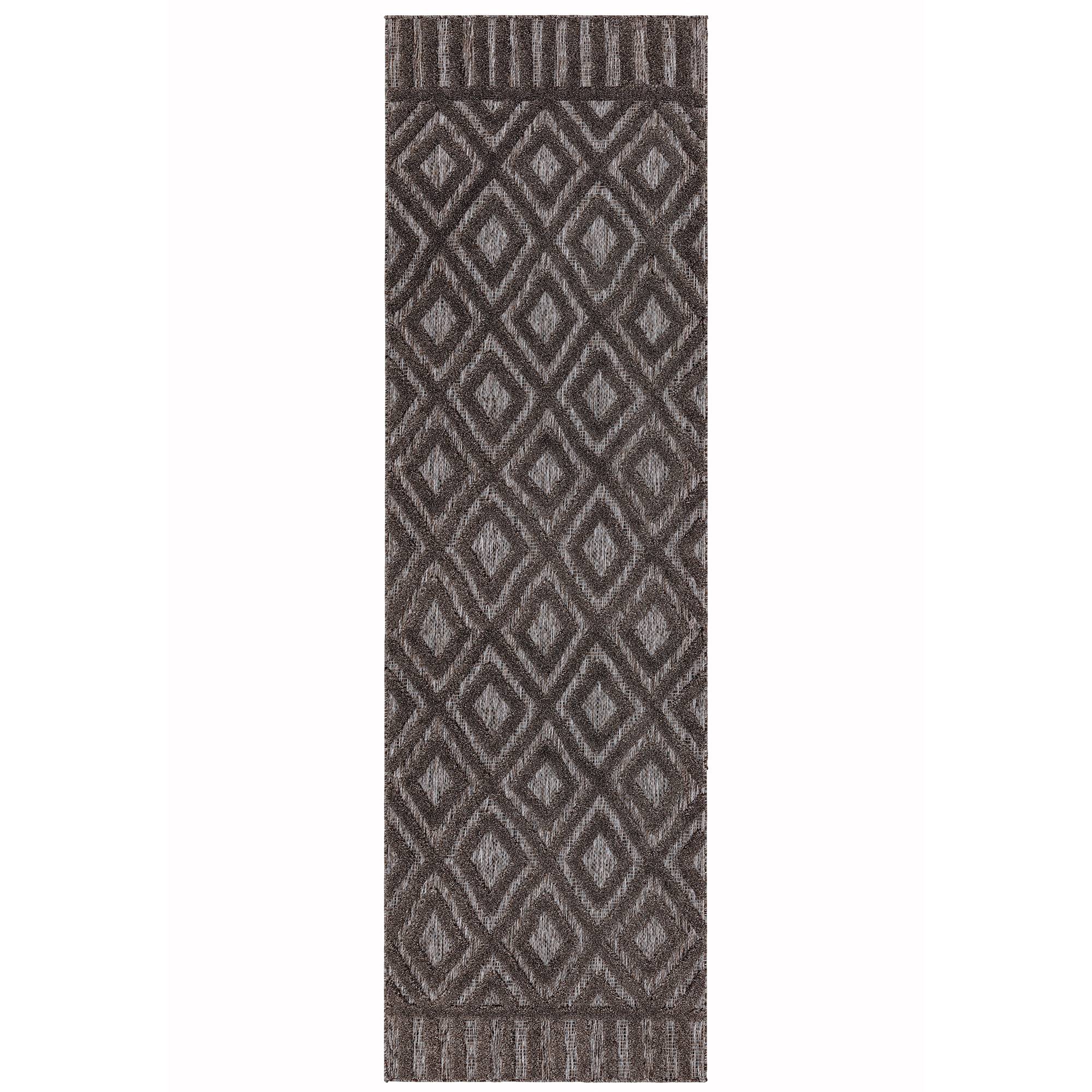 Salta SA02 Charcoal Diamond Rug