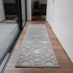 Alfombra Salta SA03 Geométrica Plata