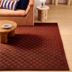 Tapis MADE Sibyl Rouille