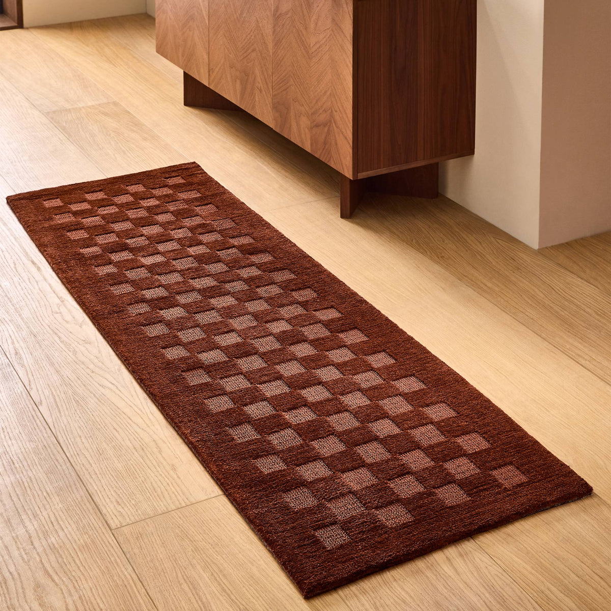 Tapis MADE Sibyl Rouille