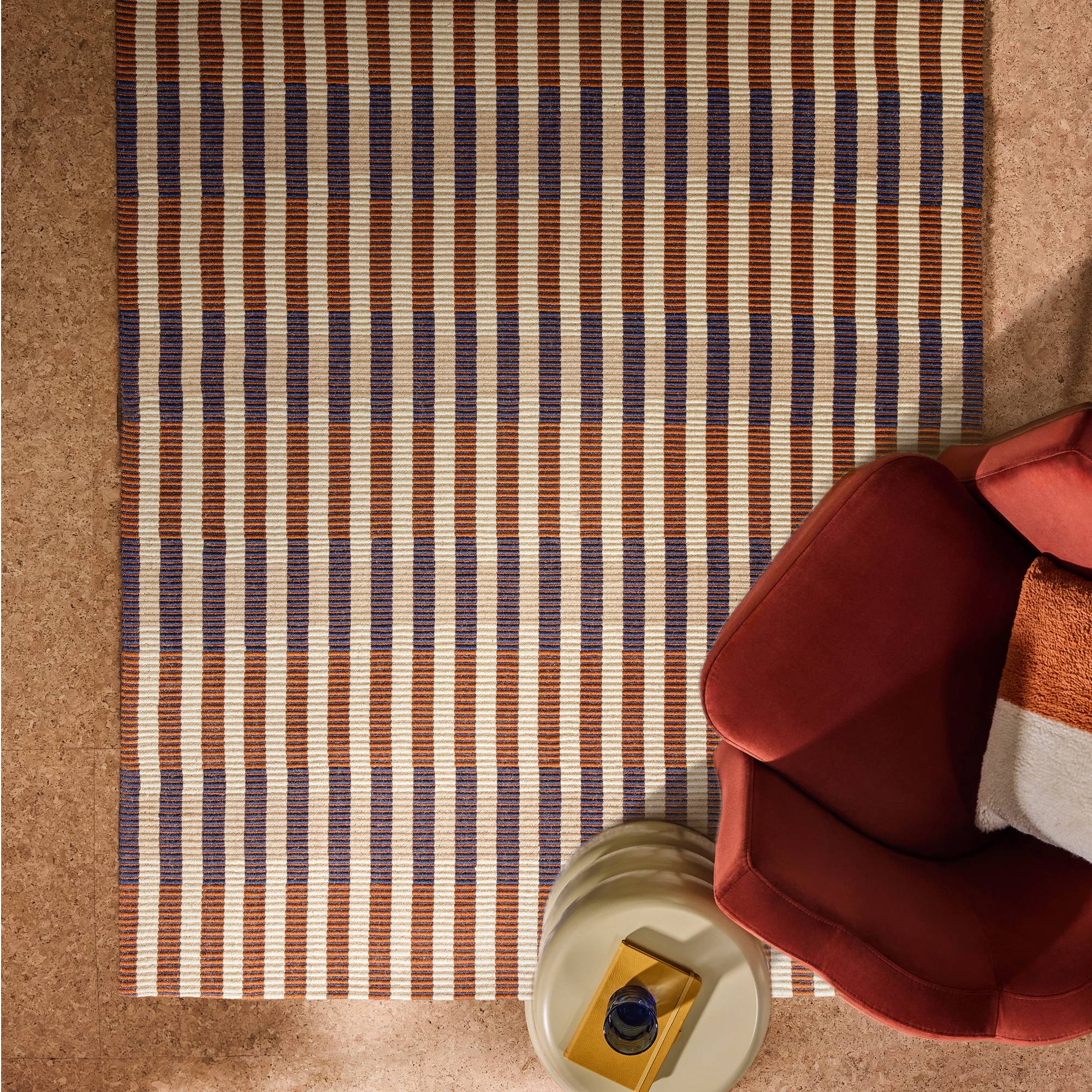 MADE Sirio Caramel/Navy Rug