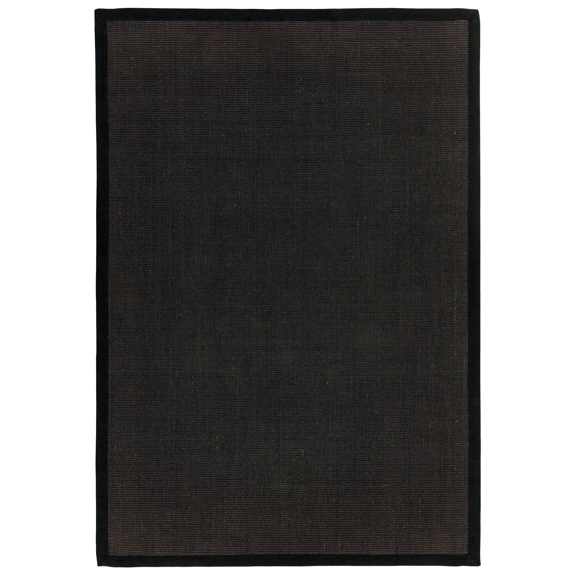 Sisal Black/Black Border Rug