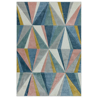 Sketch Diamond Multi Modern Hand Carved Rug SK04