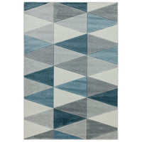 Sketch Kite Blue Modern Hand Carved Rug SK07