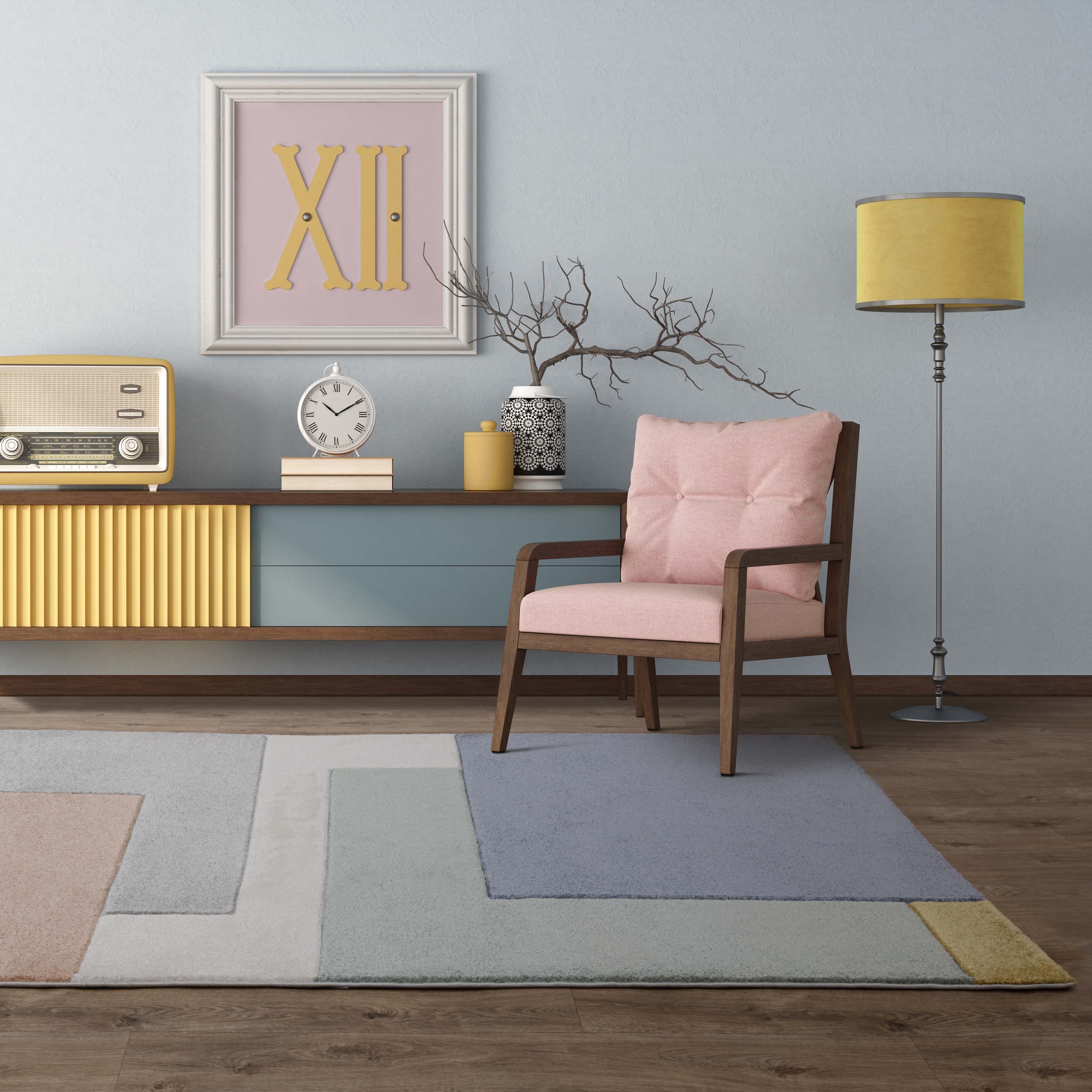 Sketch Blocks Pastel Rug SK12