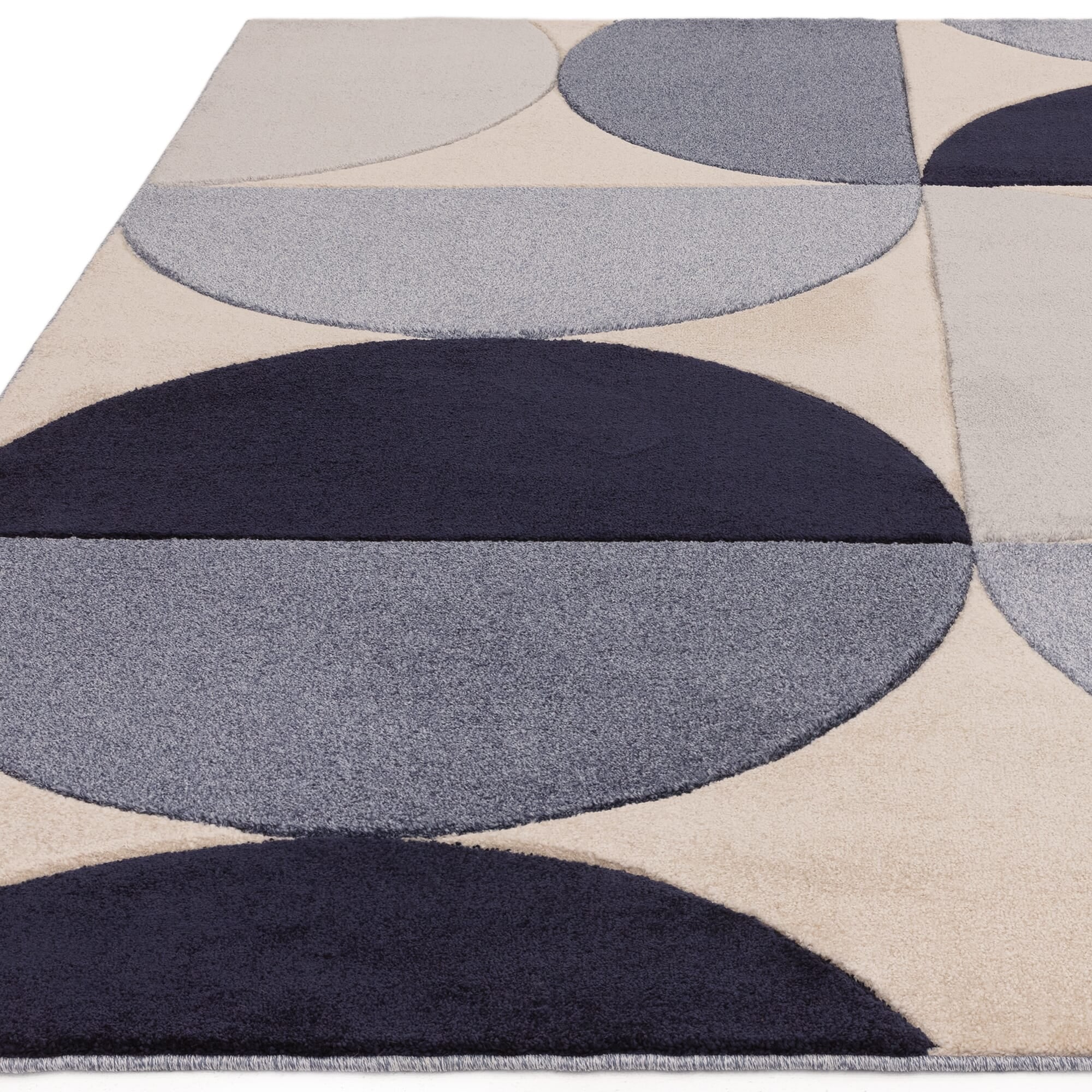 Alfombra Sketch Curva Azul SK14