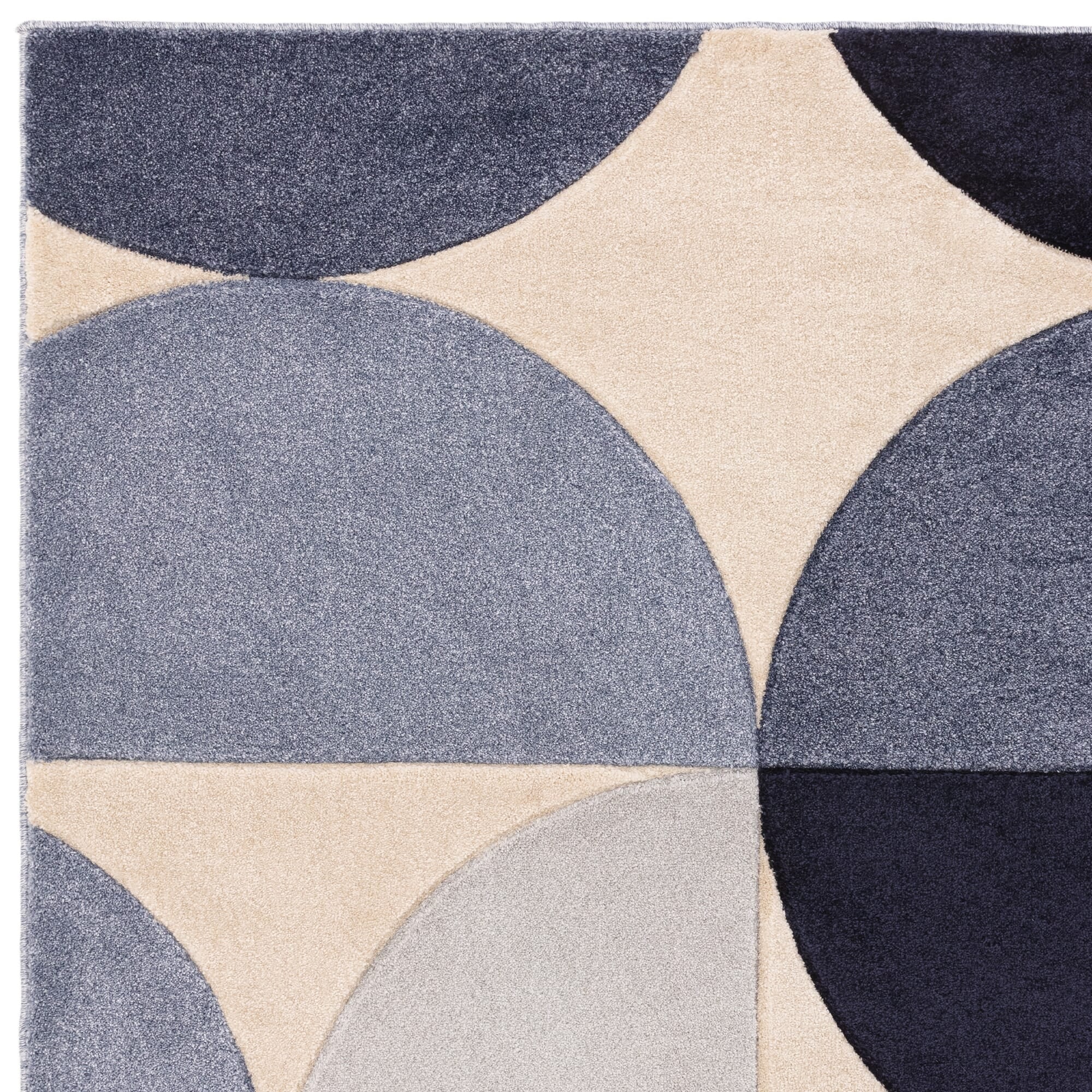 Alfombra Sketch Curva Azul SK14