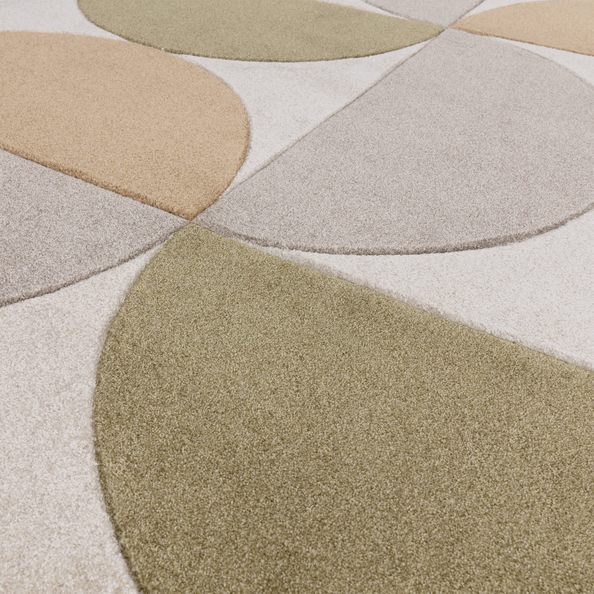 Sketch Curve Ochre Rug SK15
