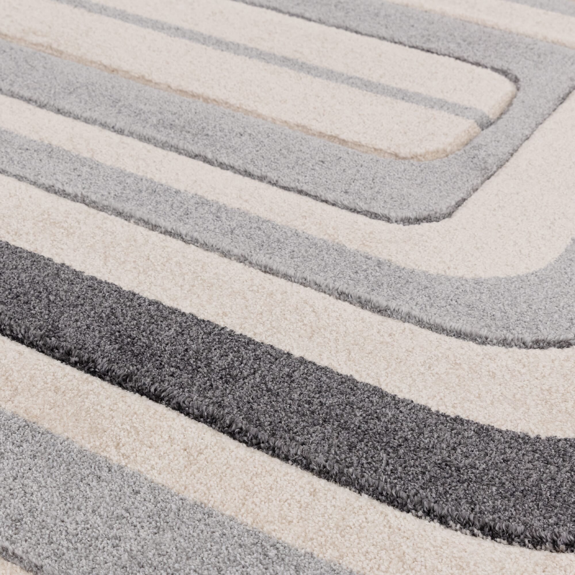 Alfombra Sketch Contorno Gris SK17