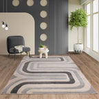 Alfombra Sketch Contorno Gris SK17