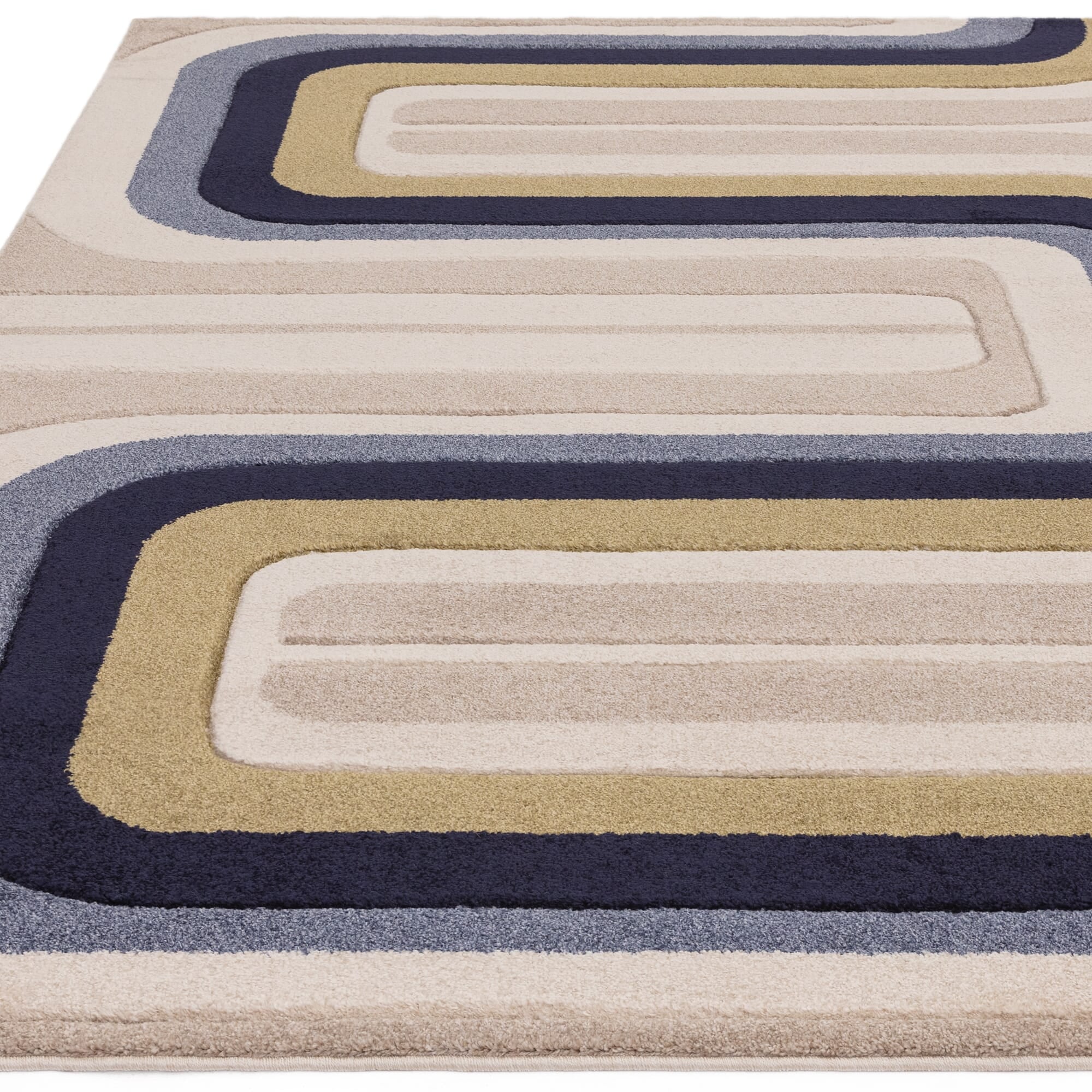 Alfombra Sketch Contorno Azul SK18