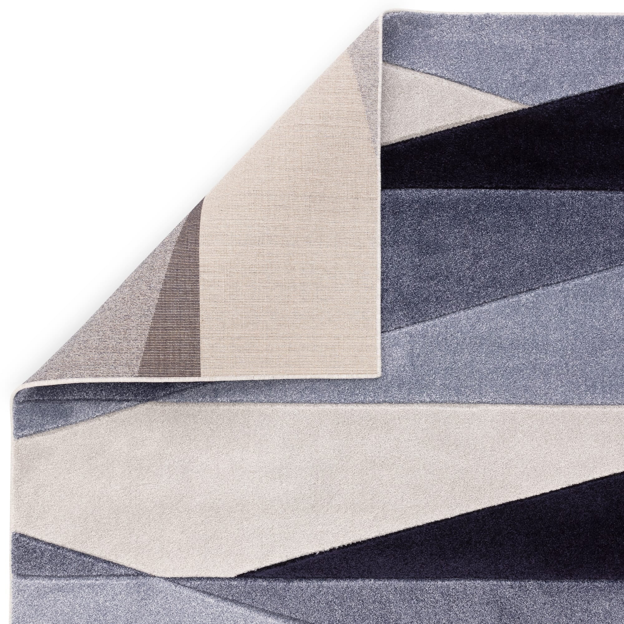 Sketch Segment Blue Rug SK22