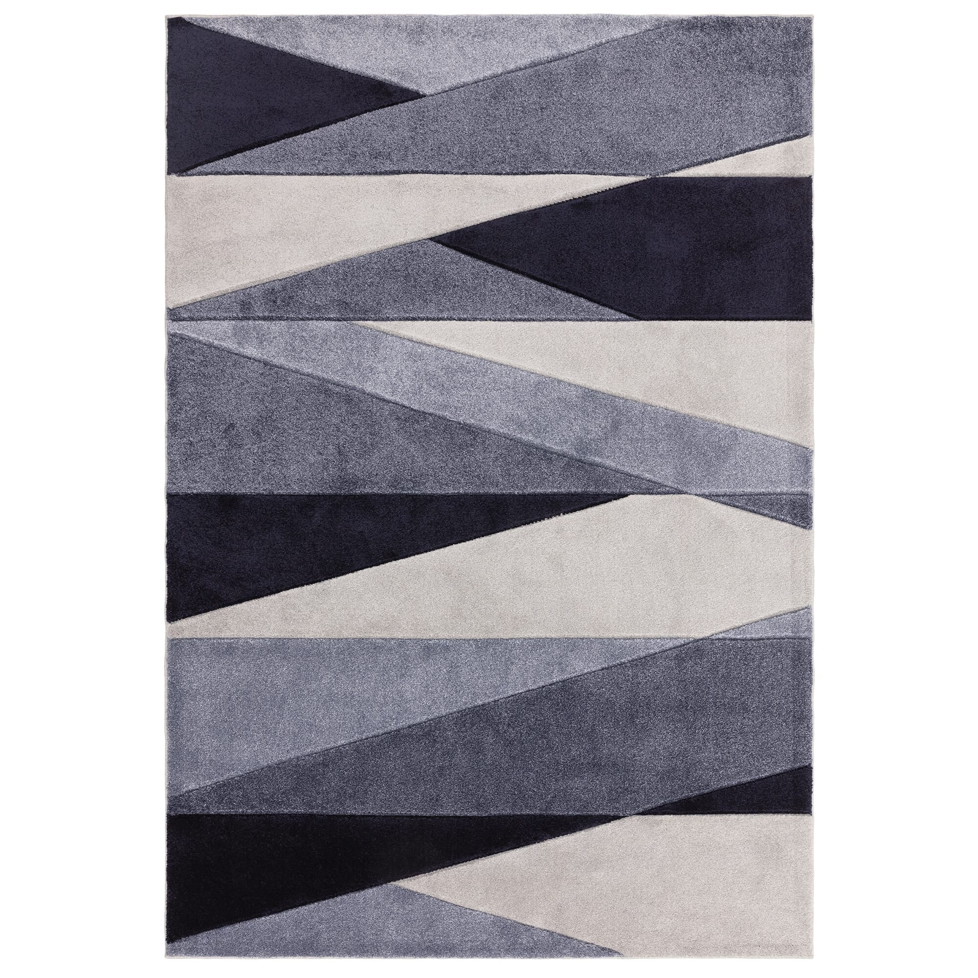 Sketch Segment Blue Rug SK22