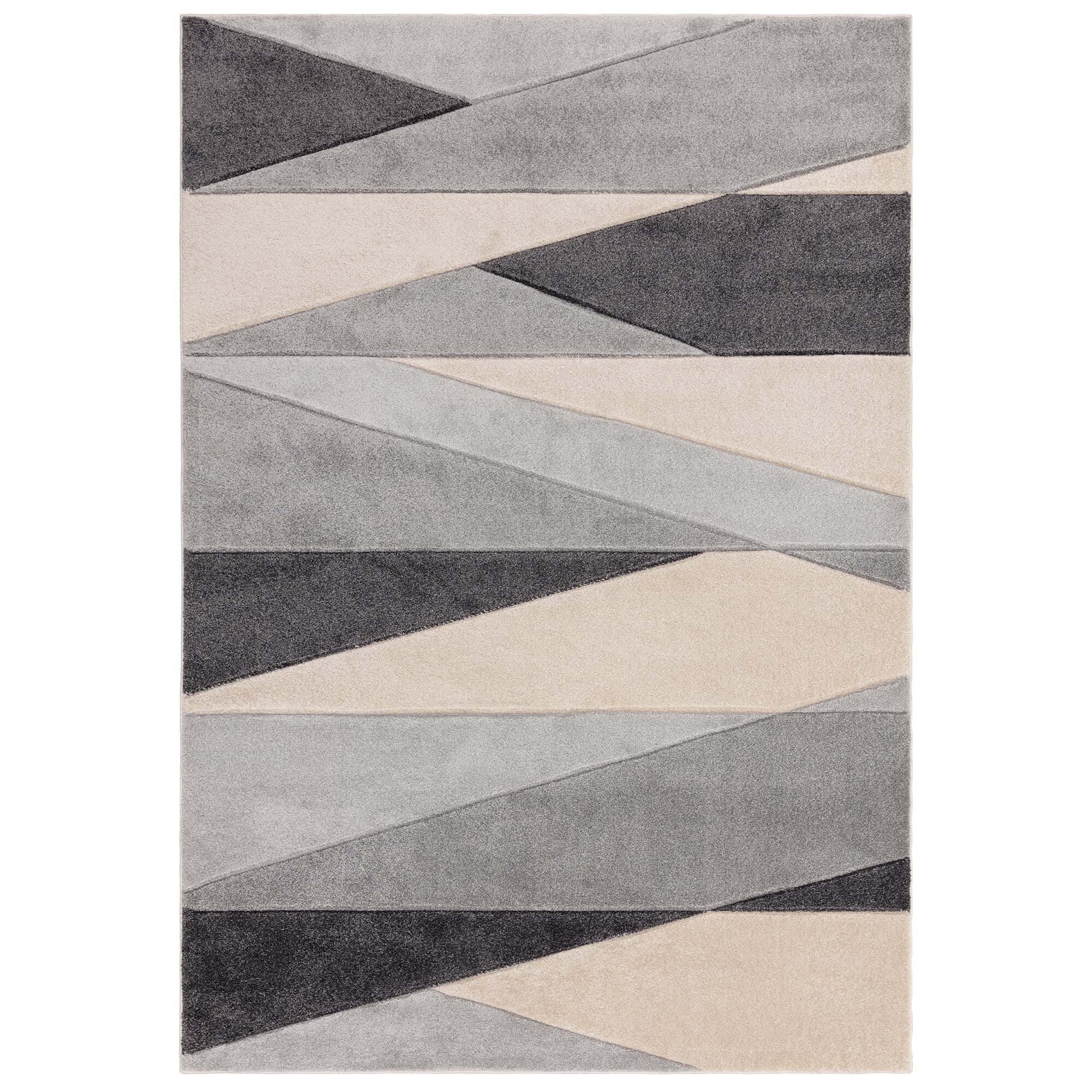 Sketch Segment Grey Rug SK24