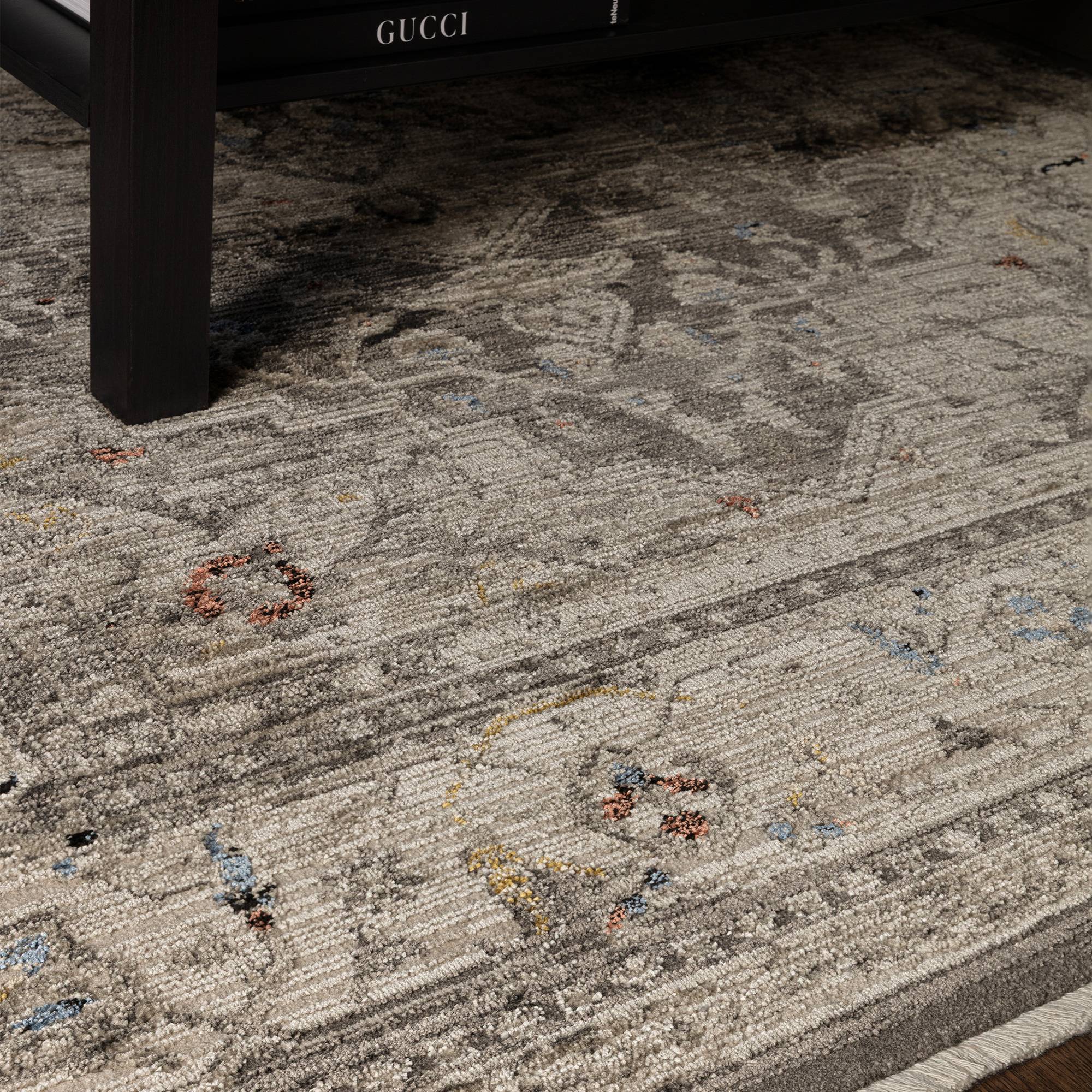Alfombra Sovereign Charcoal Medallion