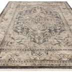 Alfombra Sovereign Charcoal Medallion