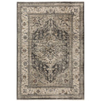 Alfombra Sovereign Charcoal Medallion