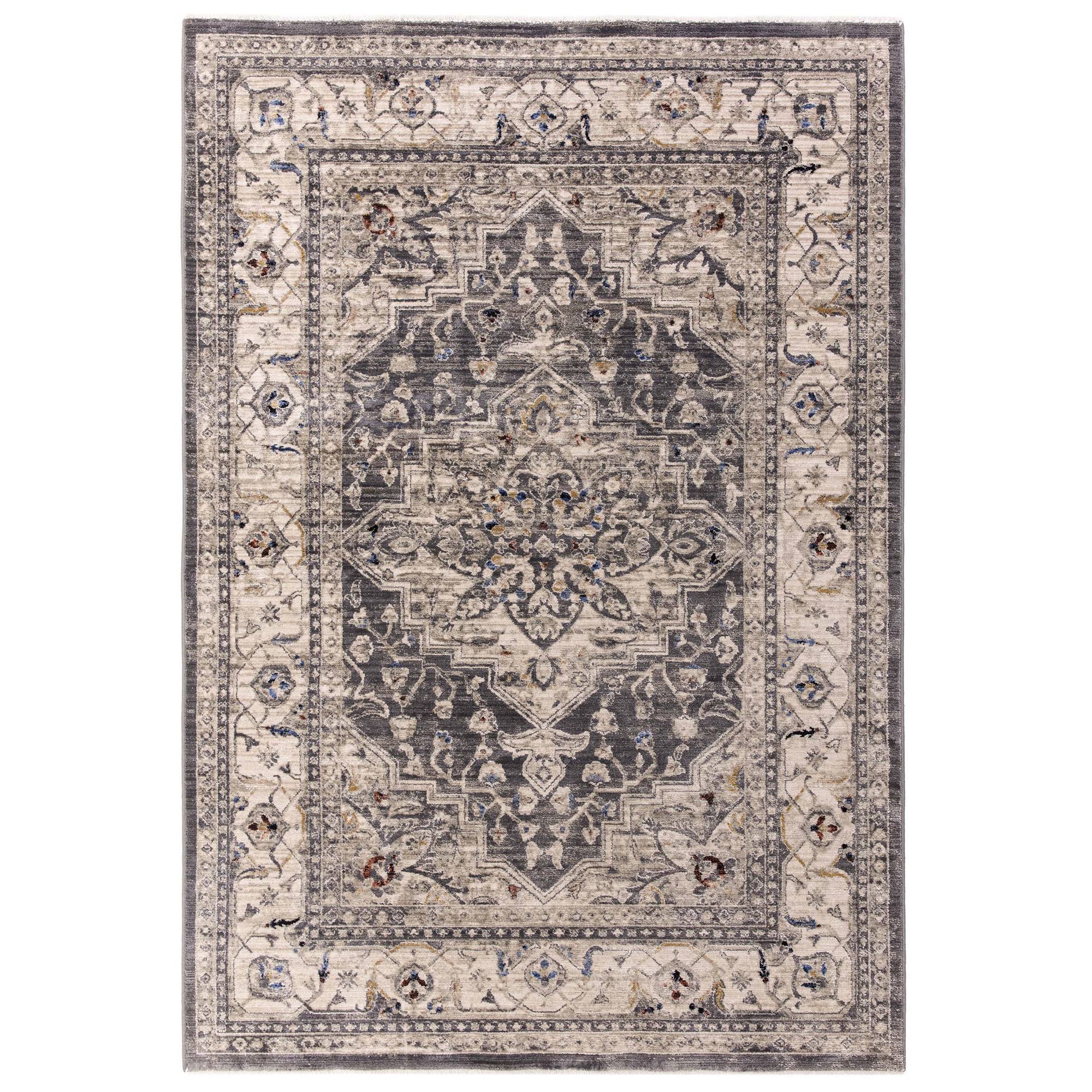 Sovereign Charcoal Medallion Rug