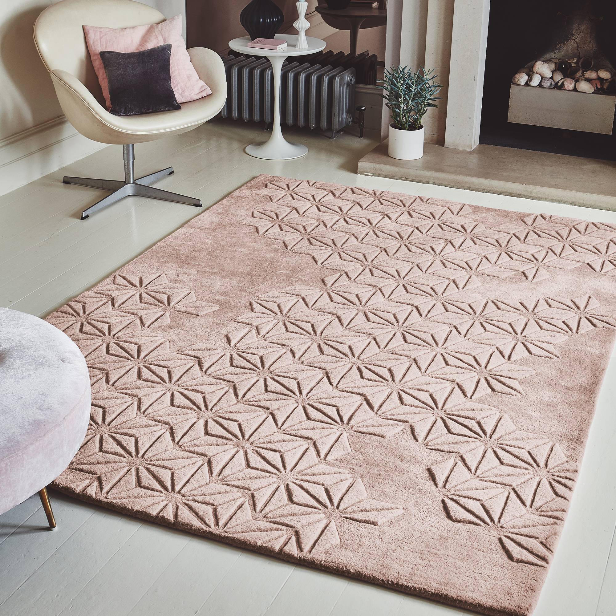 Alfombra Starburst Rosa
