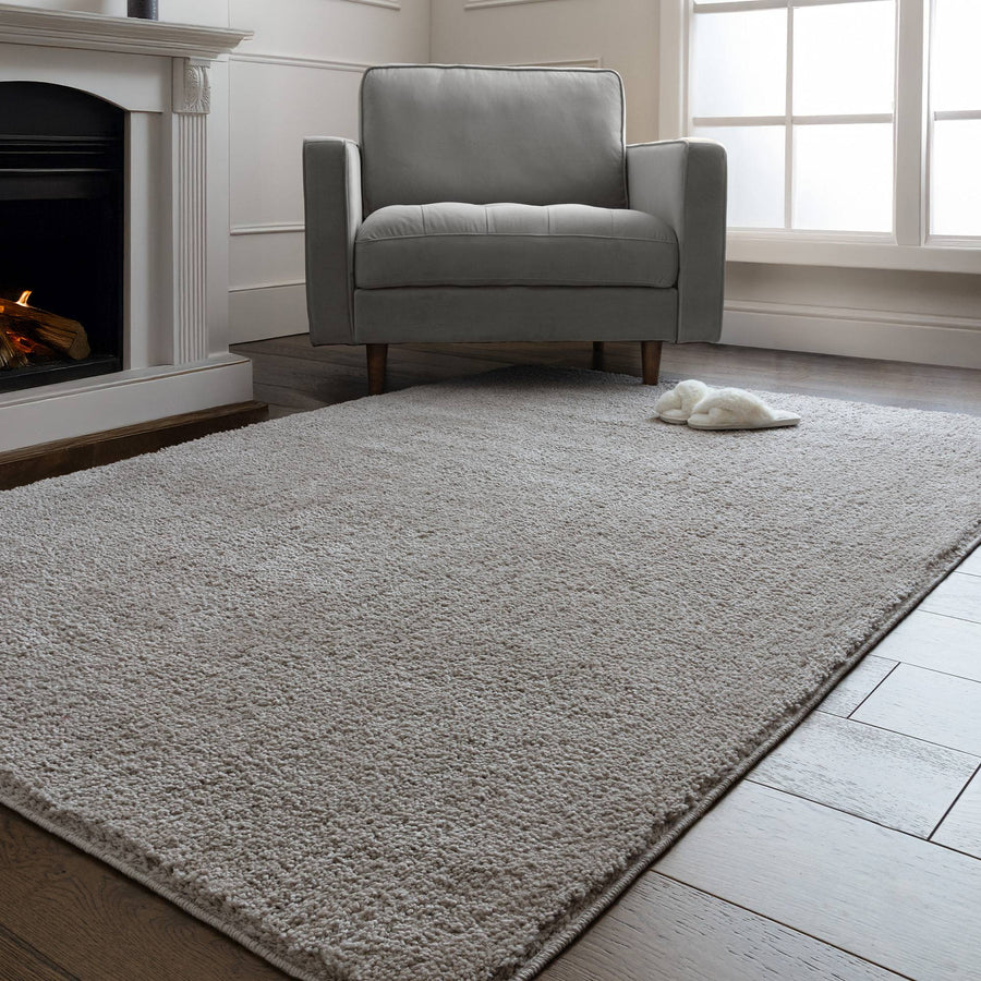 Super Snug Washable Grey Rug
