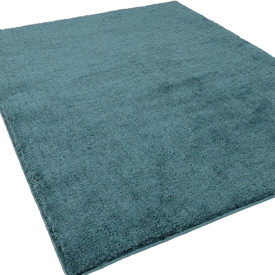 Super Snug Washable Teal Rug