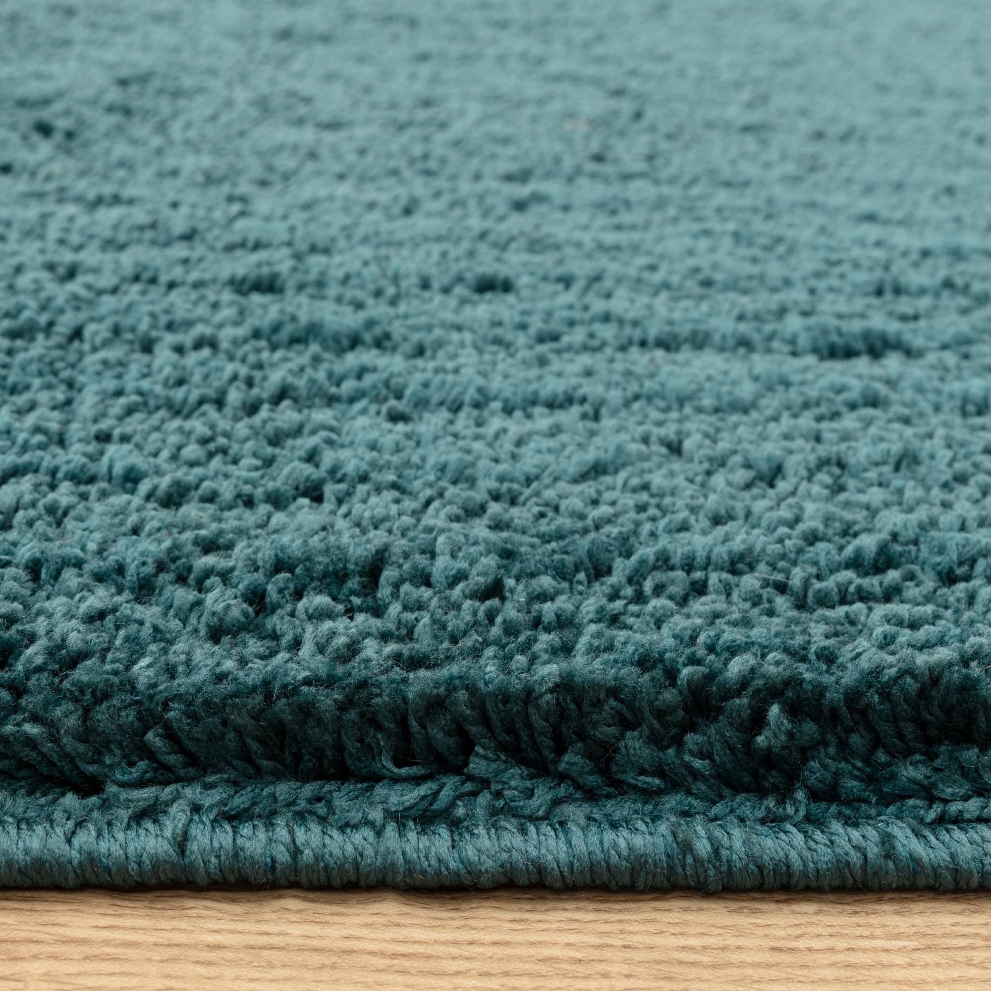 Super Snug Washable Teal Rug
