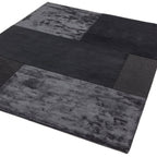 Alfombra Tate Carbón Tallada a Mano