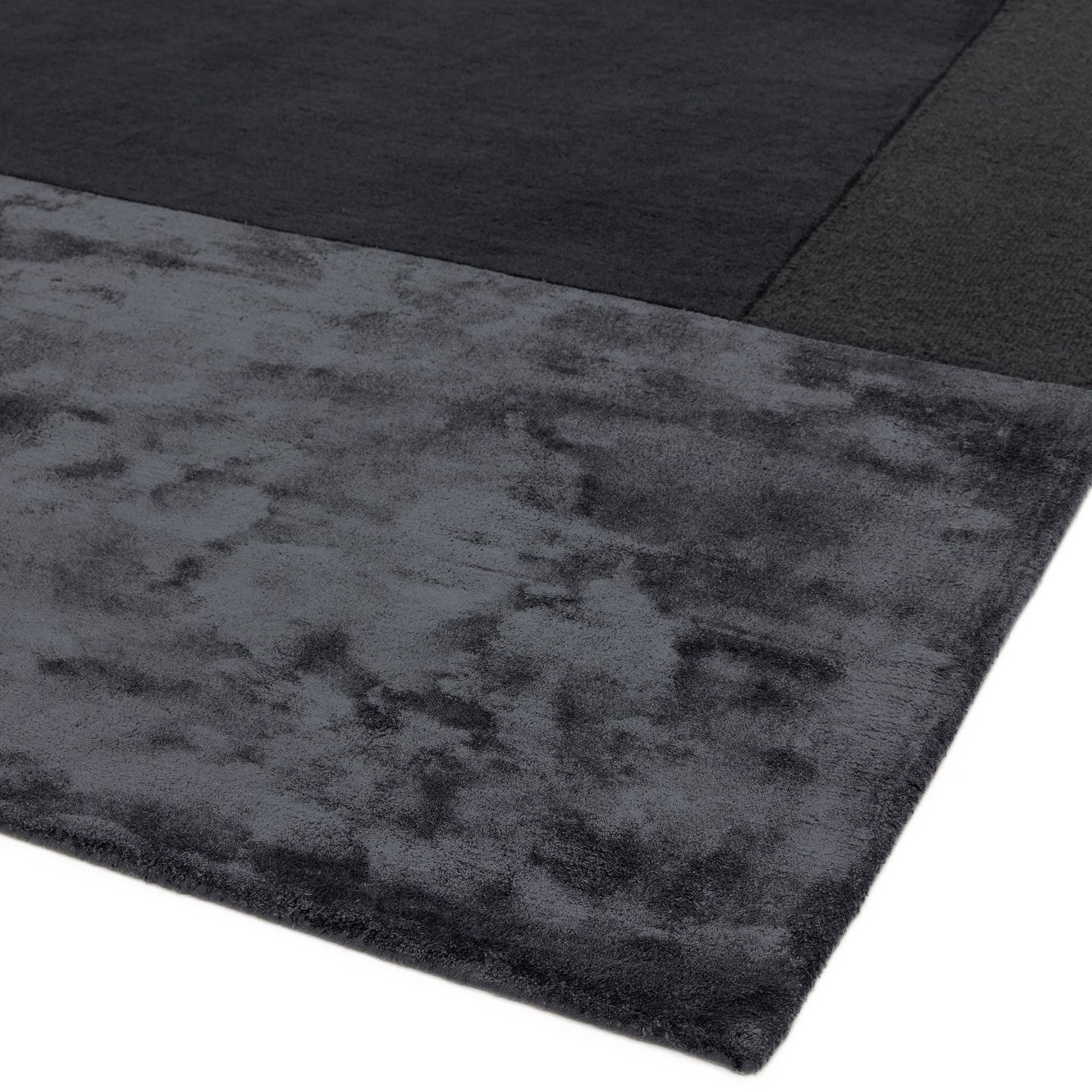 Alfombra Tate Carbón Tallada a Mano