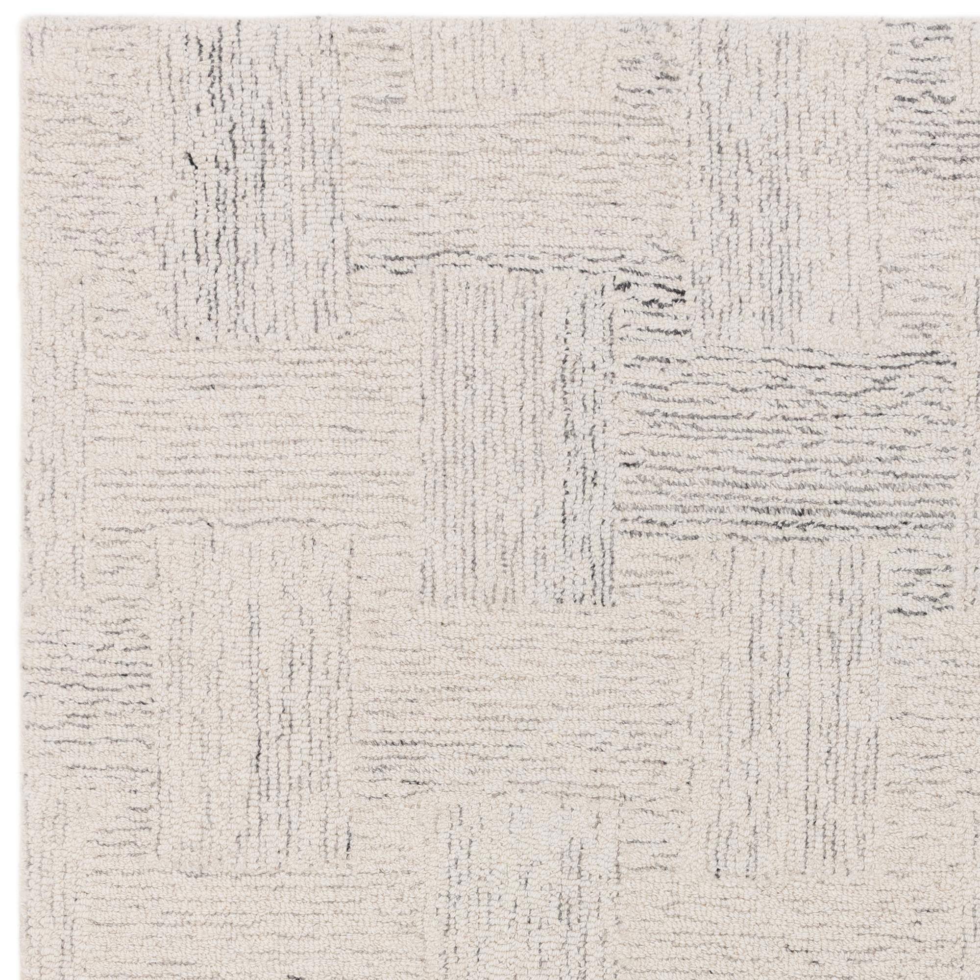 Theodore Hatch White / Black Rug