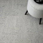 Theodore Hatch White / Black Rug
