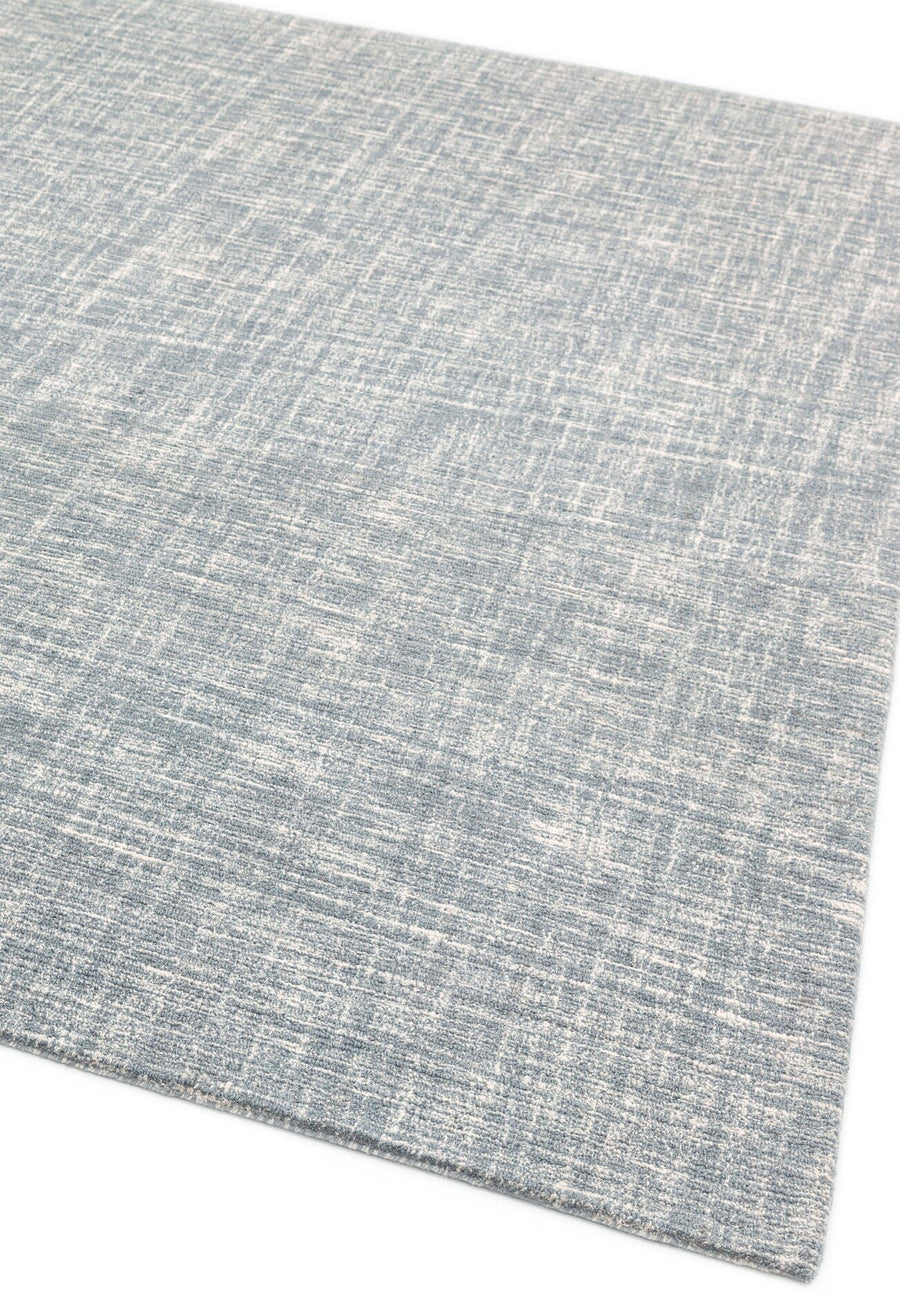 Tweed Silver Wool Hand Tufted Rug