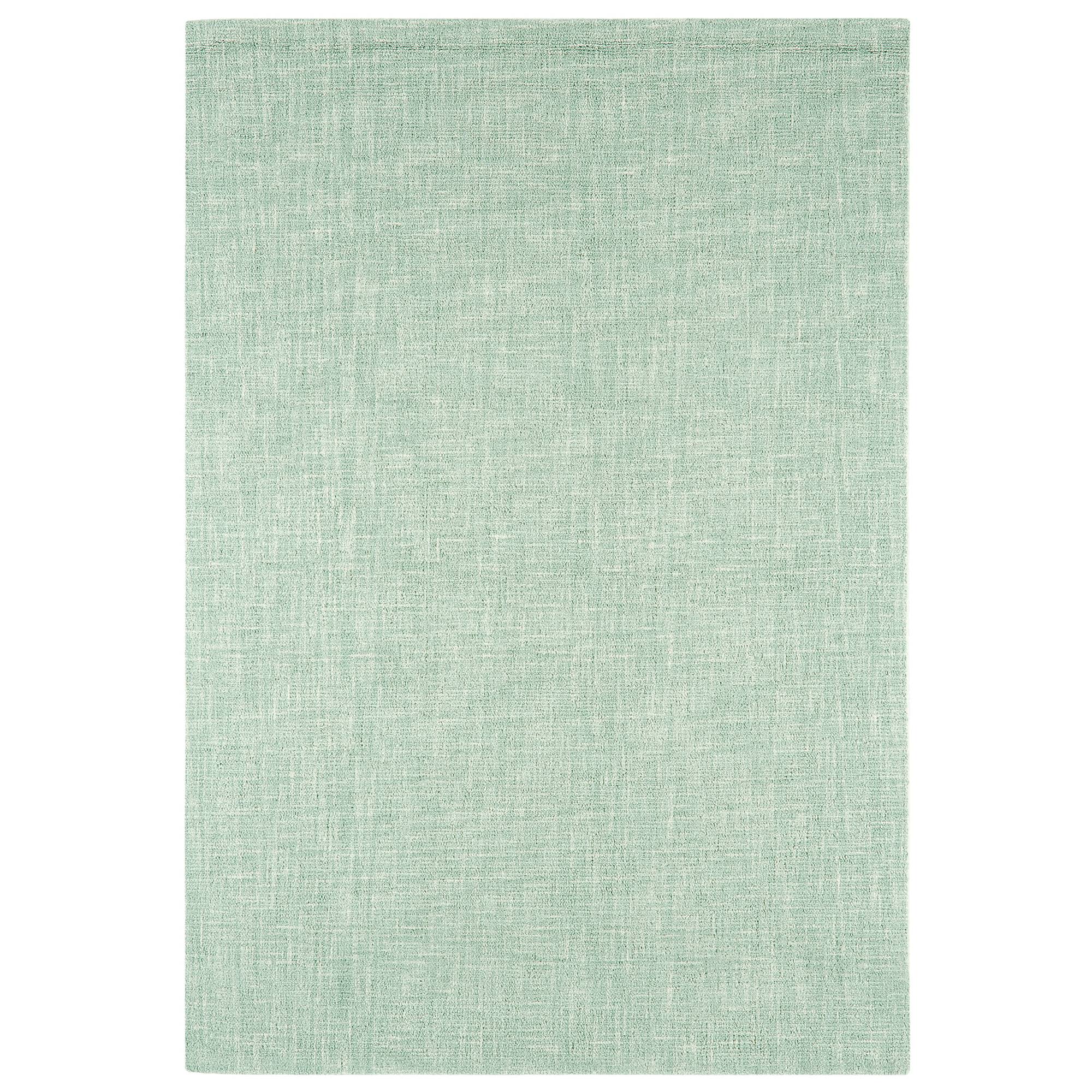 Tweed Duck Egg Wool Hand Tufted Rug