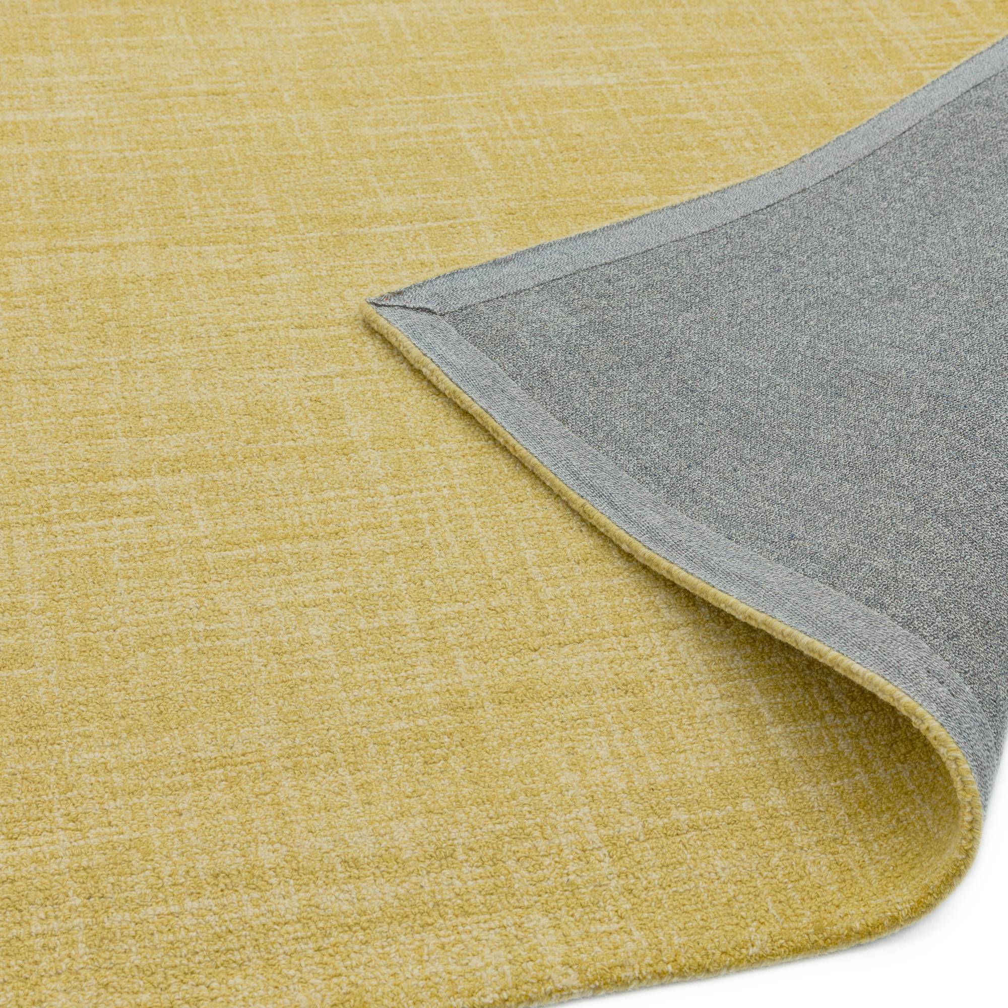 Alfombra Tweed Ocre de Lana Tufted a Mano