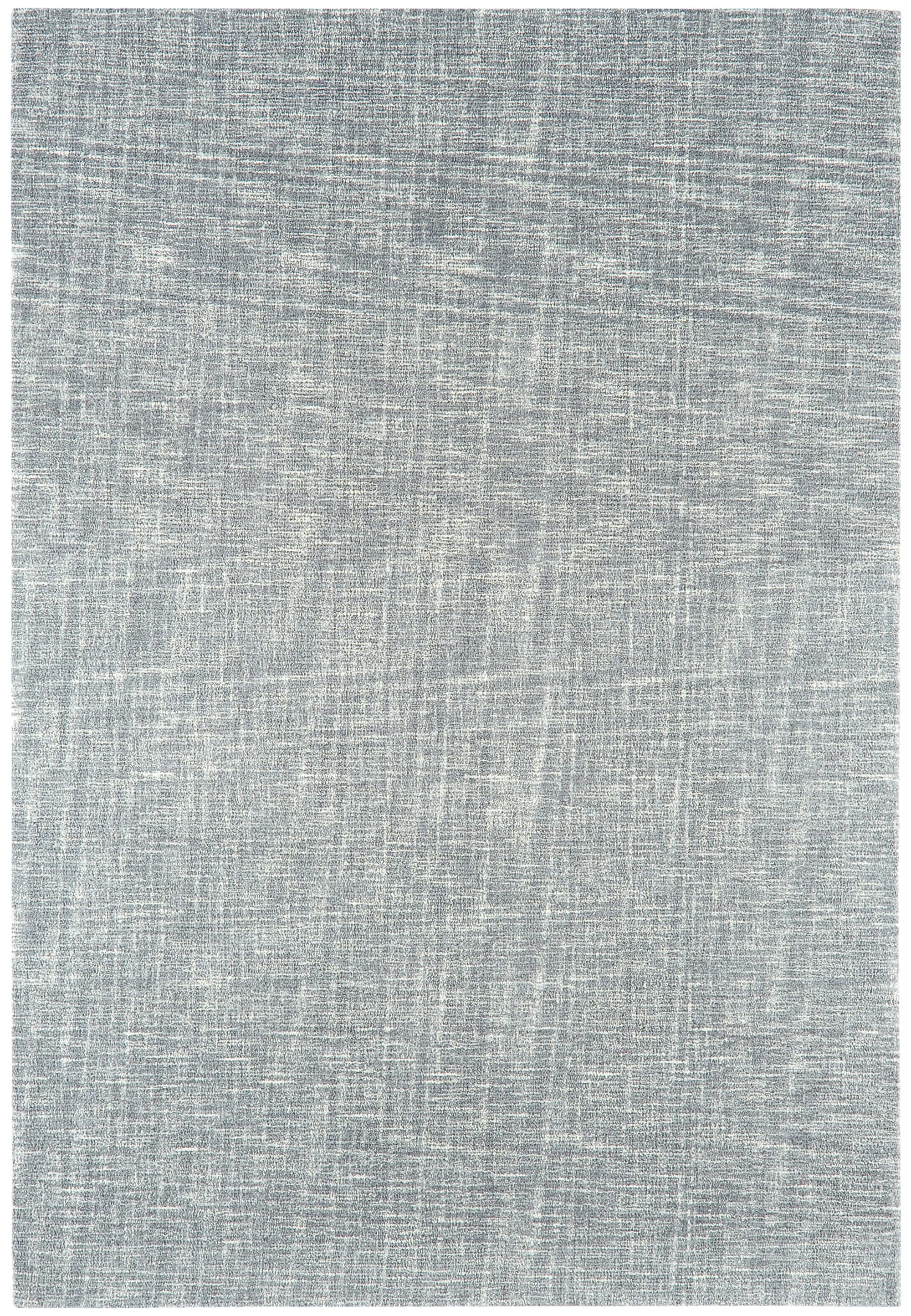 Tweed Silver Wool Hand Tufted Rug