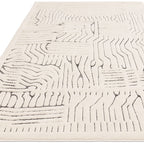 Alfombra Valley Ivory/Carbón Route