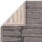 Valley Charcoal Path Rug