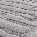 Valley Charcoal Path Rug