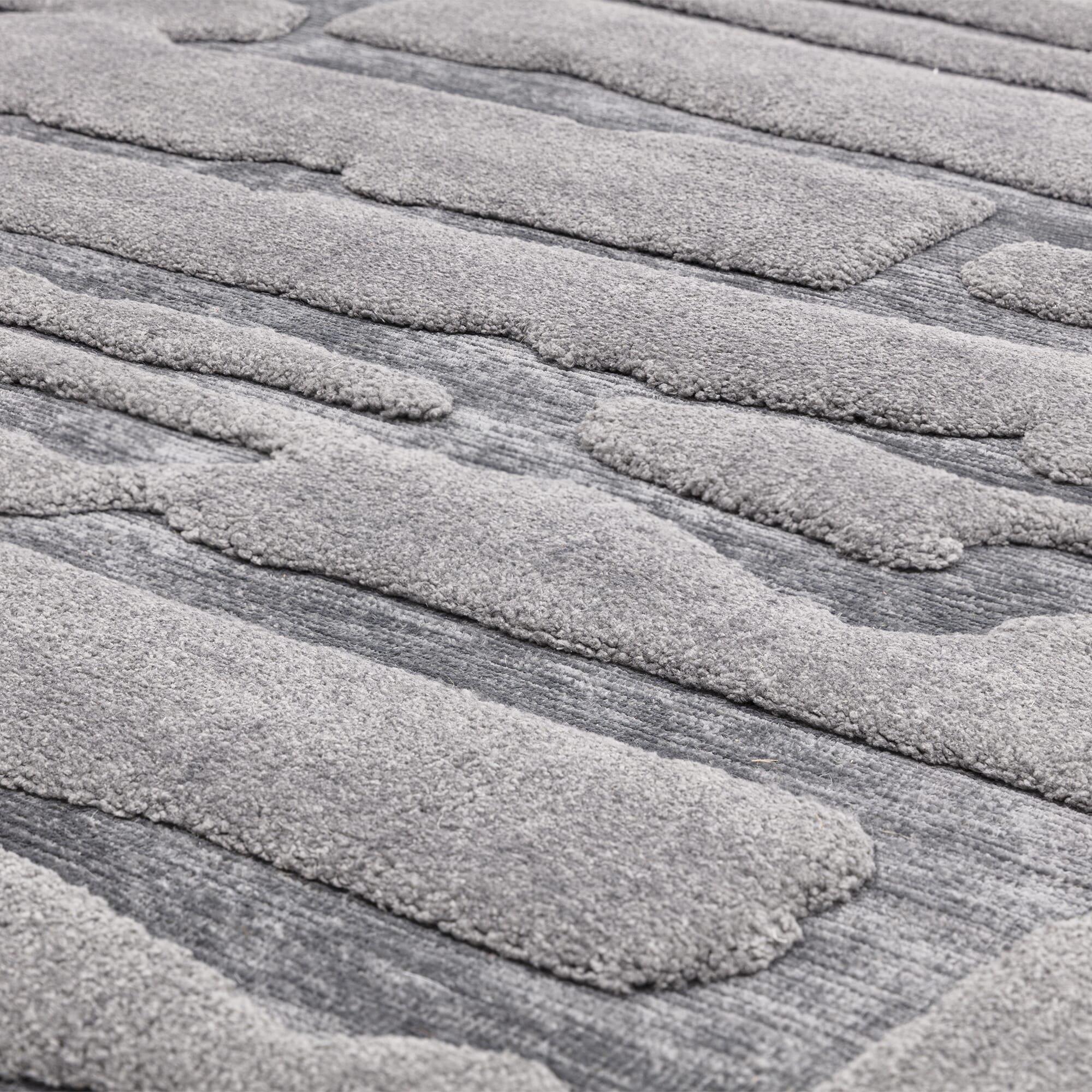 Valley Charcoal Path Rug
