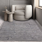 Valley Charcoal Path Rug