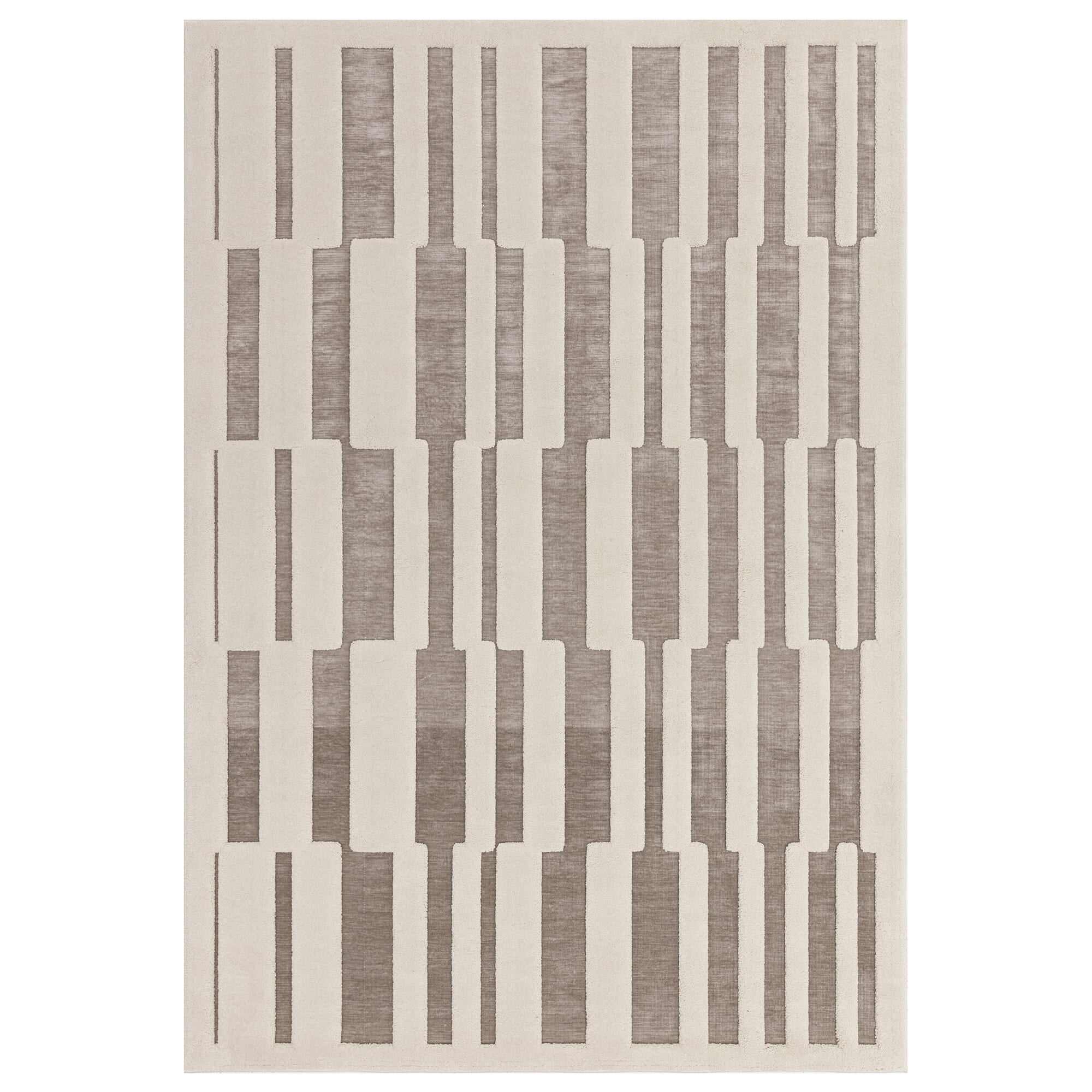 Valley Natural/Ivory Tile Rug