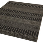 Varanda VA03 Black Stripe Rug  - offline