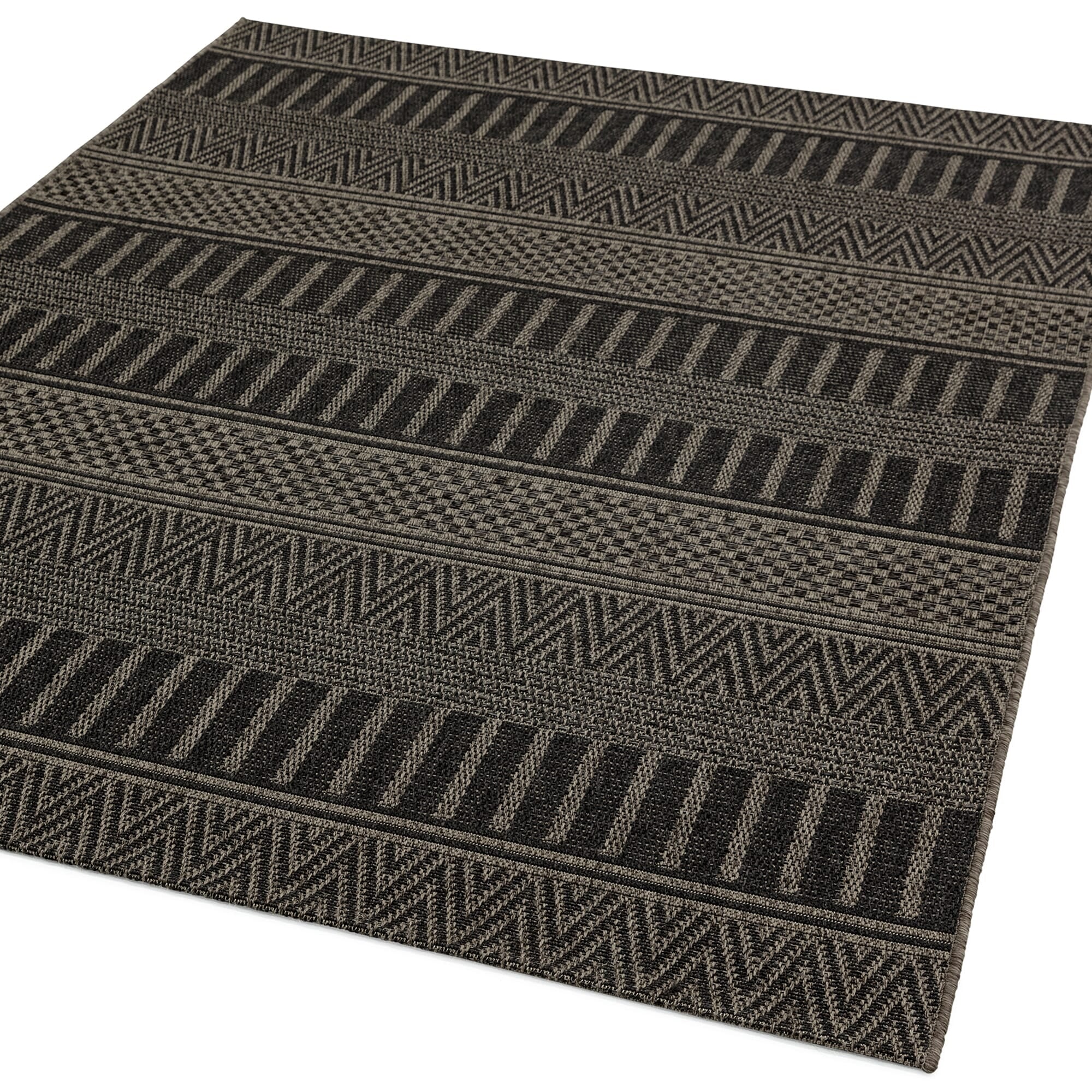 Varanda VA03 Black Stripe Rug  - offline